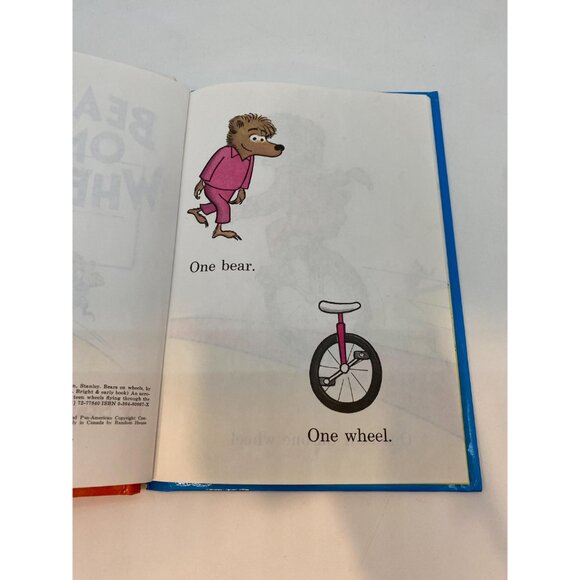 Vintage Dr. Seuss Bears on Wheels Hardcover Children's Book - Picture 6 of 6